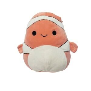 Original Squishmallows Ricky The Clownfish Orange & White Stuffed Plush Animal